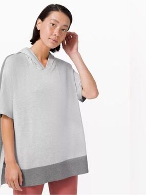 lululemon athletica Light Gray Knit Top